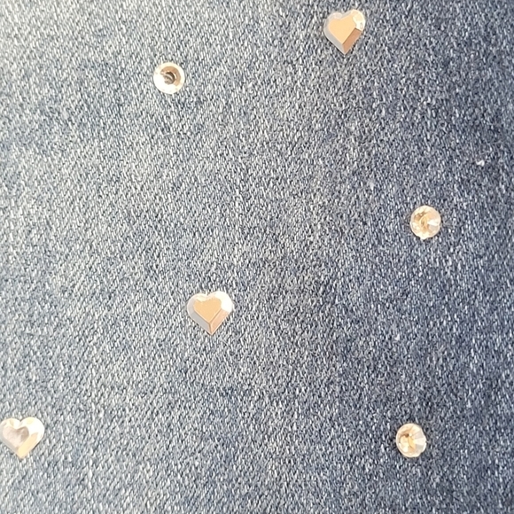 Blue Savvy Sz 16 Beaded Embellished Bermuda Shorts - Picture 4 of 7